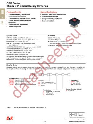 CRD10CM0SK datasheet  